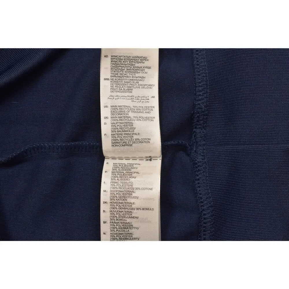 Adidas Originals Men's S Funnelneck TT Track Top Night Indigo Blue IZ4805 NWT